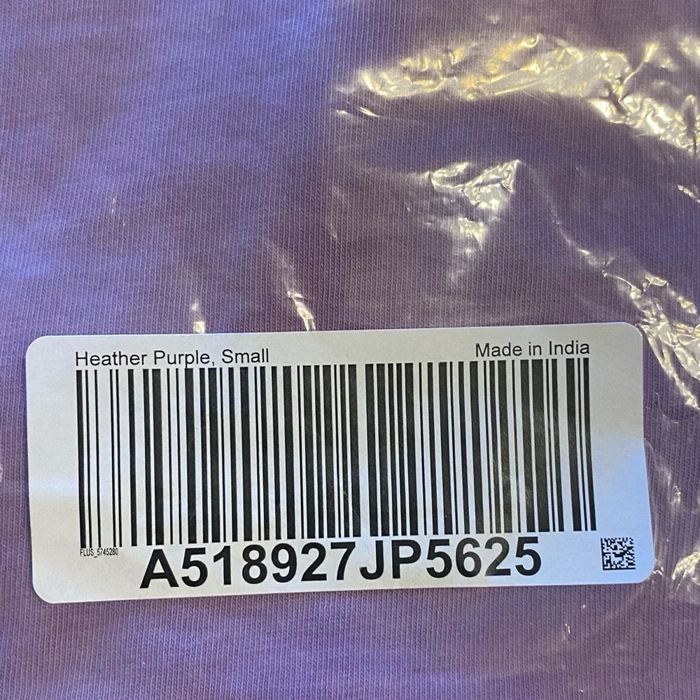 LOGO by Lori Goldstein - NEW - Sun Faded Elbow Sleeve Top. Color:Heather Purple